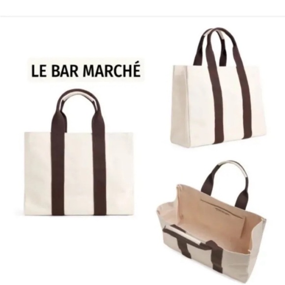 le bar marche Handbags - New LE BAR MARCHE Beach Tote